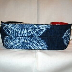 Tie Dye Face Mask Reversible Blue